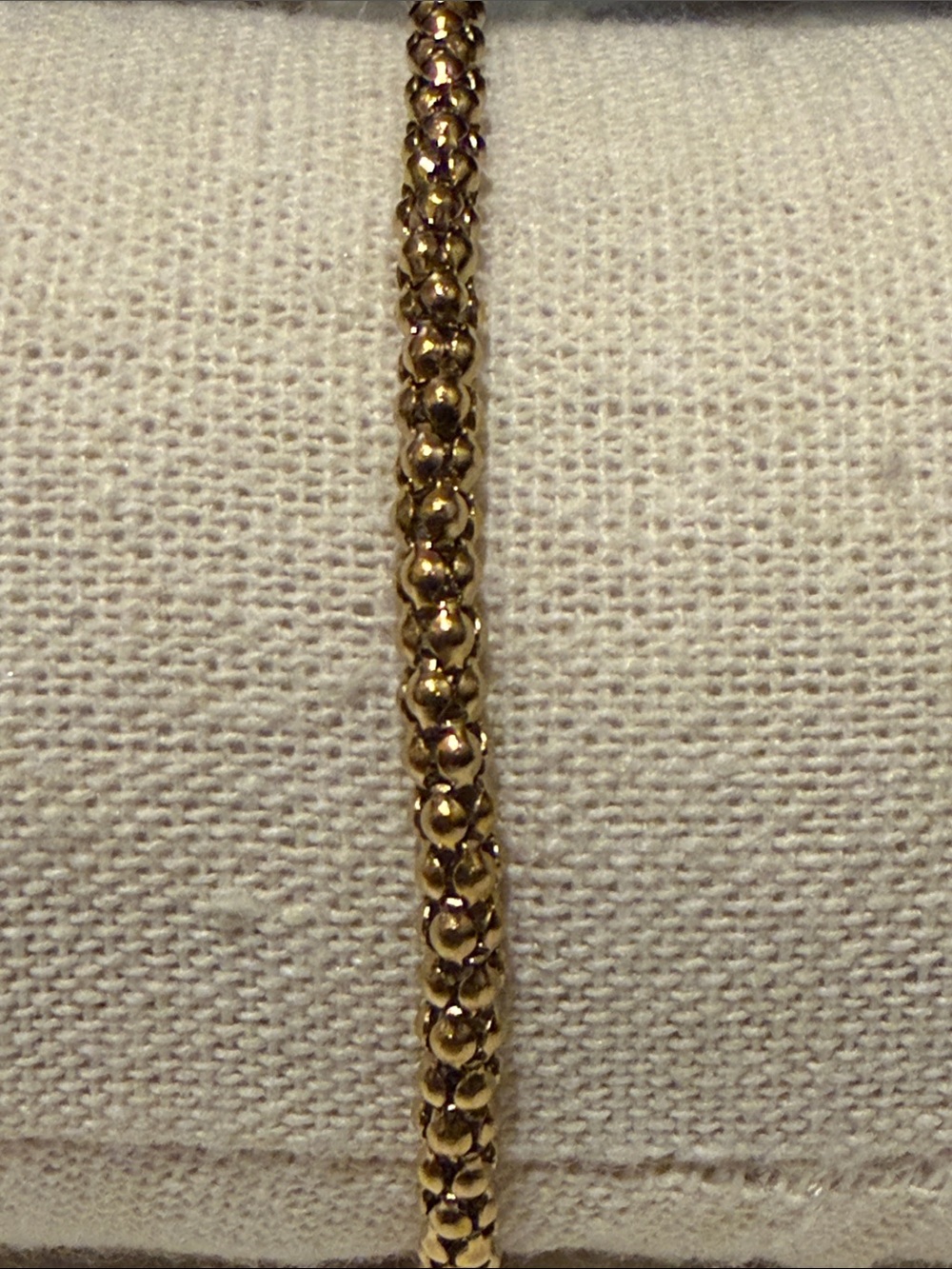 Gold Bead Link Women's Bracelet - Classic Shine